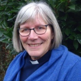 Sue is married to Andy, and they have two sons, two daughters-in-law and three granddaughters. She was ordained in 2008 and has ministered in parishes and schools around the Midlands since that time. She currently works for the Diocese in ordained vocations. She enjoys reading and embroidery and jigsaws.